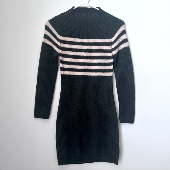 Charlotte Russe Y2K Vintage Striped Mini Sweater Dress Size Small - Picture 1 of 5